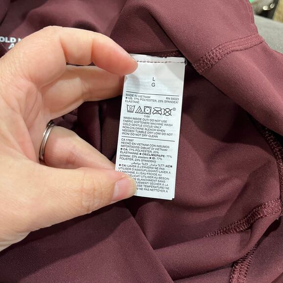 Old Navy Active Powersoft Jogger Pants Grand Canyon Red Cropped L - Picture 5 of 8